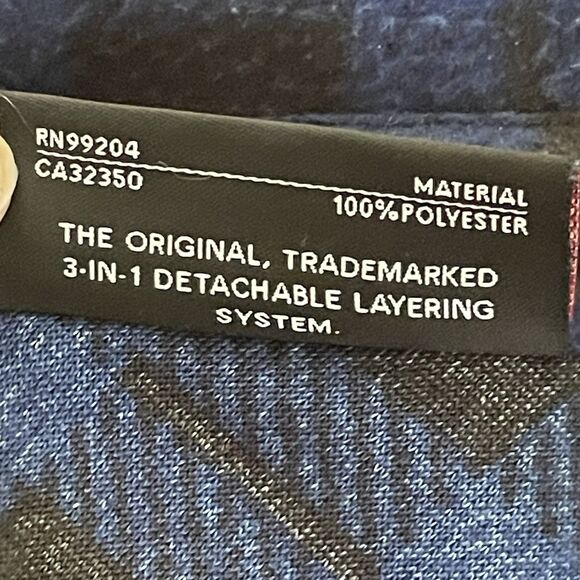 686‎ Smarty Men’s Blue Black Fleece Shacket Size S - Picture 4 of 11